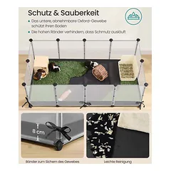 Mažų gyvūnų voljeras SONGMICS — 3 nuotrauka