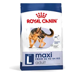 ROYAL CANIN Maxi Adult 4kg sausas ėdalas suaugusiems šunims, iki 5 metų amžiaus, didelėms veislėms
