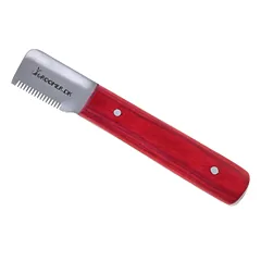 Groomer.dk Classic Trimmer Retro Edition - profesionalus klasikinis trimeris su spalvinga medine rankena, Coarse — 3 nuotrauka