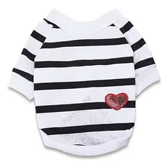 Gestreiftes Hunde-T-Shirt – Hundebekleidung