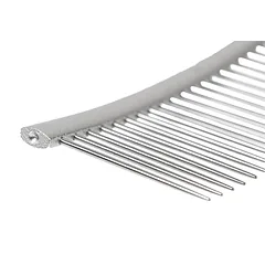 Show Tech Featherlight lenktas šukos - labai lengvos, lenktos šukos, puikiai tinkančios kailio užbaigimui, 25cm — 2 nuotrauka