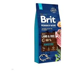 BRIT PREMIUM By Nature sensitive lamb & rice 15 kg