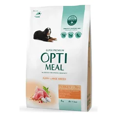 OPTIMEAL™ Visavertis pašaras didelių veislių šuniukams su kalakutiena, 4 kg