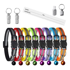 HausPets Sicherheitshalsband Katze Reflektierend 8 Farben