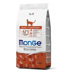 Monge Senior Cat Rich in Chicken 1.5 kg