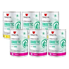 Disugual Veterinary DIABETIC šlapias šunų ėdalas su vištiena/kiauliena (suaugusiems) 6x400g