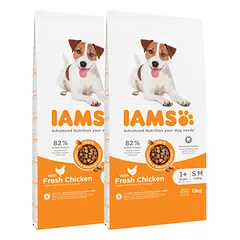 IAMS ProActive Health Adult Small & Medium Breed Chicken 24 kg (2 x 12 kg)