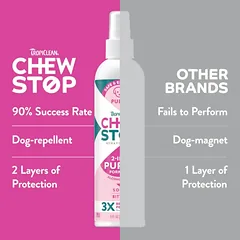 TropiClean Behaviour Chew Stop Puppy purškiklis šuniukams, 236 ml — 4 nuotrauka