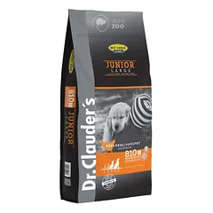 Dr. CLAUDER’S JUNIOR LARGE subalansuotas sausas maistas didelių ir labai didelių veislių šunims