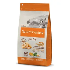 Nature’s Variety Selected Kitten (vištiena) 1,25 kg