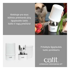 Catit – kailio ir nagų priežiūros rinkinys ilgaplaukėms katėms — 3 nuotrauka