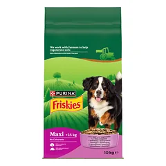 Friskies Maxi suaugusiems šunims skirtas pašaras su jautiena ir daržovėmis, 10 kg