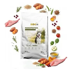 IRONpet Rabbit Medium & Large breed Adult vieno baltymo pašaras suaugusiems šunims, 12 kg — 3 nuotrauka