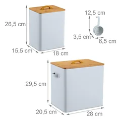 Sauso ėdalo dėžių rinkinys, 2 dėžės — 4 nuotrauka