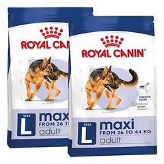 ROYAL CANIN Maxi Adult 30 kg (2x15 kg) sausas ėdalas suaugusiems šunims, iki 5 metų amžiaus, didelėms veislėms