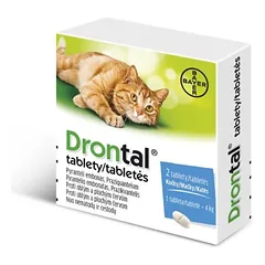 Kačių tabletės nuo kirminų Drontal