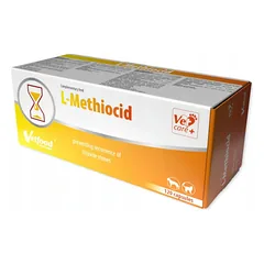 Vetfood - Methiocid - šlapimo takų palaikymo papildas šunims ir katėms - 120 tablečių