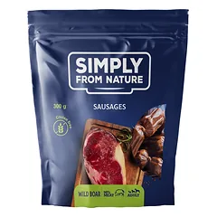 SIMPLY FROM NATURE Sausages with wild boar natūralūs skanėstai su šerniena 300 g