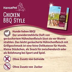 Hansepet Cookies kepta vištiena – BBQ Style, skanėstai šunims — 2 nuotrauka