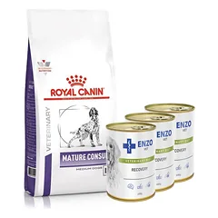 ROYAL CANIN Mature Consult Medium Dog 10kg + ENZO VET Atkūrimo dieta šunims 3x400g