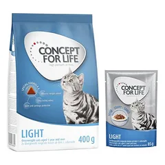 Concept for Life kombinuotas rinkinys: 400 g sauso maisto + 12 x 85 g drėgno maisto padaže, katėms, 80 - 99 g — 5 nuotrauka