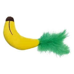 Beeztees Katzenspielzeug Dschungel Banane gelb