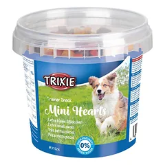 Trixie Trainer Snack Mini Hearts gardėsis šunims su vištienos, ėrienos ir lašišos mėsa, 200 g