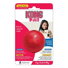 KONG Ball mažas tvirtas gumos kamuolys šunims