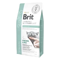 Brit gf veterinarinės dietos katėms Struvite 5 kg