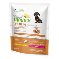 Trainer SENSITIVE NO GLUTEN PUPPY&JUNIOR MINI su antiena 2kg