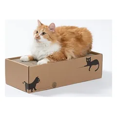 zooplus Basics dėžė su 4 draskymo lentomis, L 44 x B 20 x H 12,5 cm — 2 nuotrauka