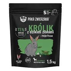 PAKA ZWIERZAKA Seventh Heaven Sausas maistas šuniukams Triušis su laukinėmis žolelėmis 1,5 kg