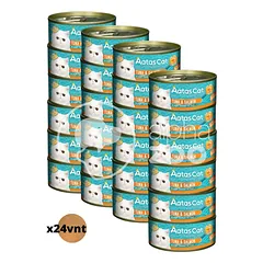 Aatas Cat Tantalizing Tuna & Salmon – konservai katėms, rinkinys 24 vnt. — 2 nuotrauka