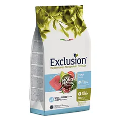 Exclusion Mono Protein begrūdis sausas pašaras šuniukams, su tunu, M 3kg