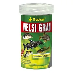 Tropical Welsi Gran Granuliuotas maistas dugninėms žuvims