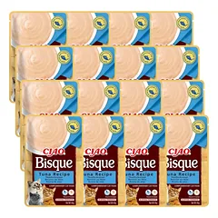 INABA Cat Ciao Bisque - tuno skonio kačių maisto papildas 12x40g
