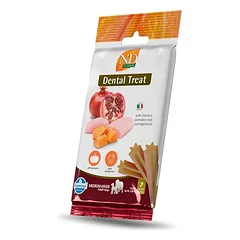 FARMINA N&D Pumpkin Dental Treat Chicken Pomegranate Medium/Maxi 100 g (7 vnt.) dantų skanėstų vidutiniams ir dideliems šunims