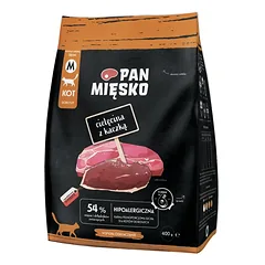 PAN MIŠKO Veršiena su antis katėms traškučiai M 400 g