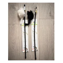 Žaislas katėms meškerė, 49 cm