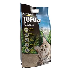 Croci Tofu Clean kraikas katėms, Ekonominė pakuotė: 2 x 10 l (apie 9 kg) — 2 nuotrauka