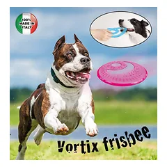 Georplast žaislas šunims minkštas frisbis Vortix Ø 23,5 cm, įvairių spalvų — 4 nuotrauka
