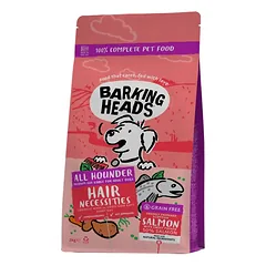BARKING HEADS Hair Necessities Salmon pašaras šunims su lašiša, 2 kg parduotuvėje ramiosblusos.lt