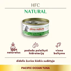 Almo Nature HFC Pacific Ocean Tuna konservai katėms su ramiojo vandenyno tunu, 70 g — 2 nuotrauka