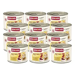 ANIMONDA Cat Carny Senior  skonis: vištiena su sūriu 12x200g