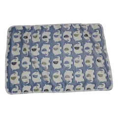 Pettimania Fleece Decke mit Elefanten-Motiv blau
