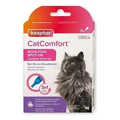 Beaphar CatComfort Spot-On 3x0,55 ml - nomierinošs līdzeklis kaķiem