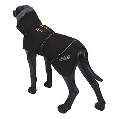 Rukka® Warmup paltas šunims 2.0, juodas, Dideliems 26–45 kg — 4 nuotrauka
