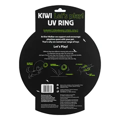Kiwi Walker Let's Play and Glow UV žiedas - šviečiantis žiedas šunims, šviečia tamsoje, Mini — 2 nuotrauka