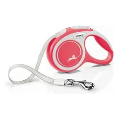 Flexi New Comfort S juostinis pavadėlis šunims iki 15 kg, 5m (įv.spalvų)