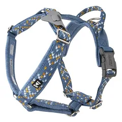 Hurtta Razzle Dazzle Y-Geschirr bilberry (jeansblau)
